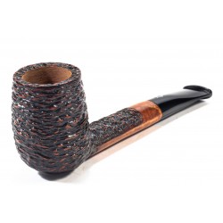 Briar Pipe Santambrogio Rusticated Canadian