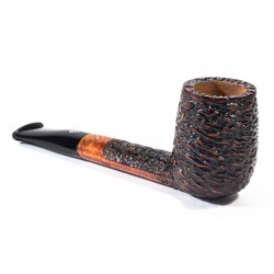Briar Pipe Santambrogio Rusticated Canadian