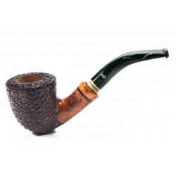 Briar Pipe Santambrogio Rusticated Bent Dublin