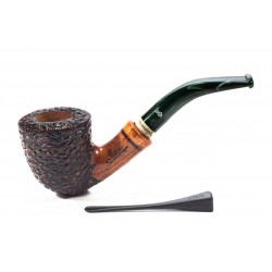 Briar Pipe Santambrogio Rusticated Bent Dublin
