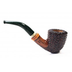 Briar Pipe Santambrogio Rusticated Bent Dublin
