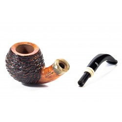 Pipe Santambrogio Rusticated Bent Apple