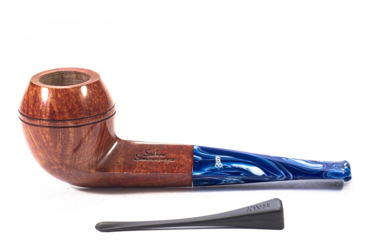 Briar Pipe Santambrogio Smooth FP Medium Bulldog Briar Pipe Santambrogio Smooth FP Medium Bulldog