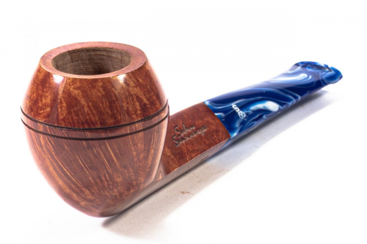 Briar Pipe Santambrogio Smooth FP Medium Bulldog Briar Pipe Santambrogio Smooth FP Medium Bulldog