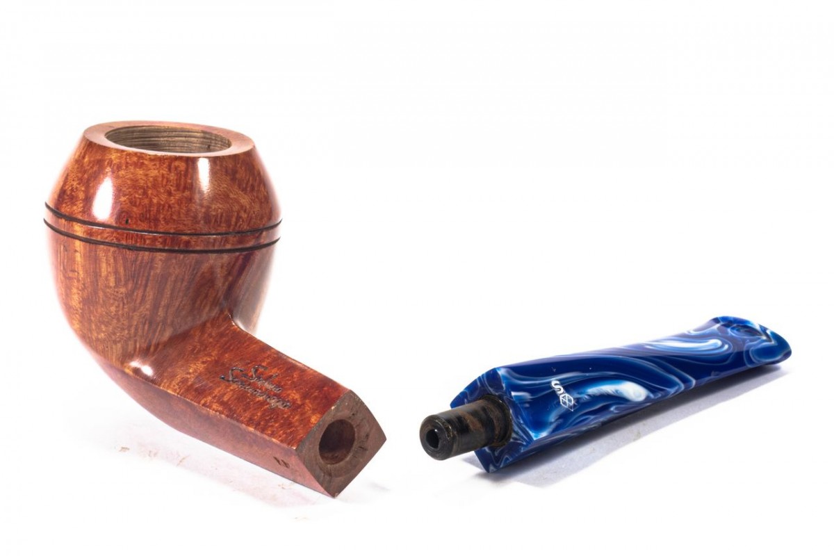 Briar Pipe Santambrogio Smooth FP Medium Bulldog Briar Pipe Santambrogio Smooth FP Medium Bulldog