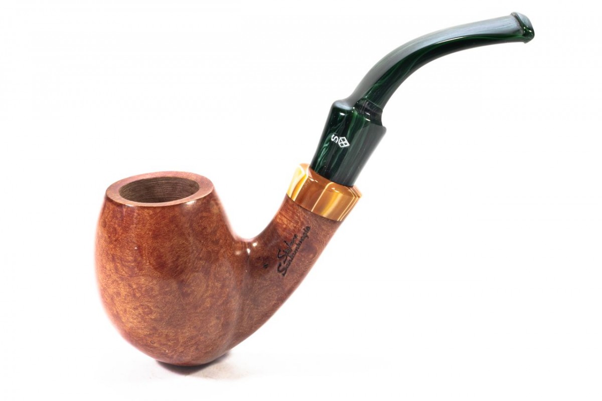 Pipe Santambrogio Smooth FP Medium Bent Egg Pipe Santambrogio Smooth FP Medium Bent Egg