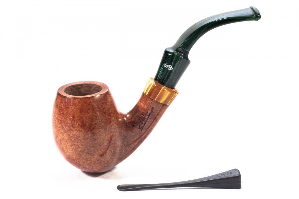 Pipe Santambrogio Smooth FP Medium Bent Egg Pipe Santambrogio Smooth FP Medium Bent Egg