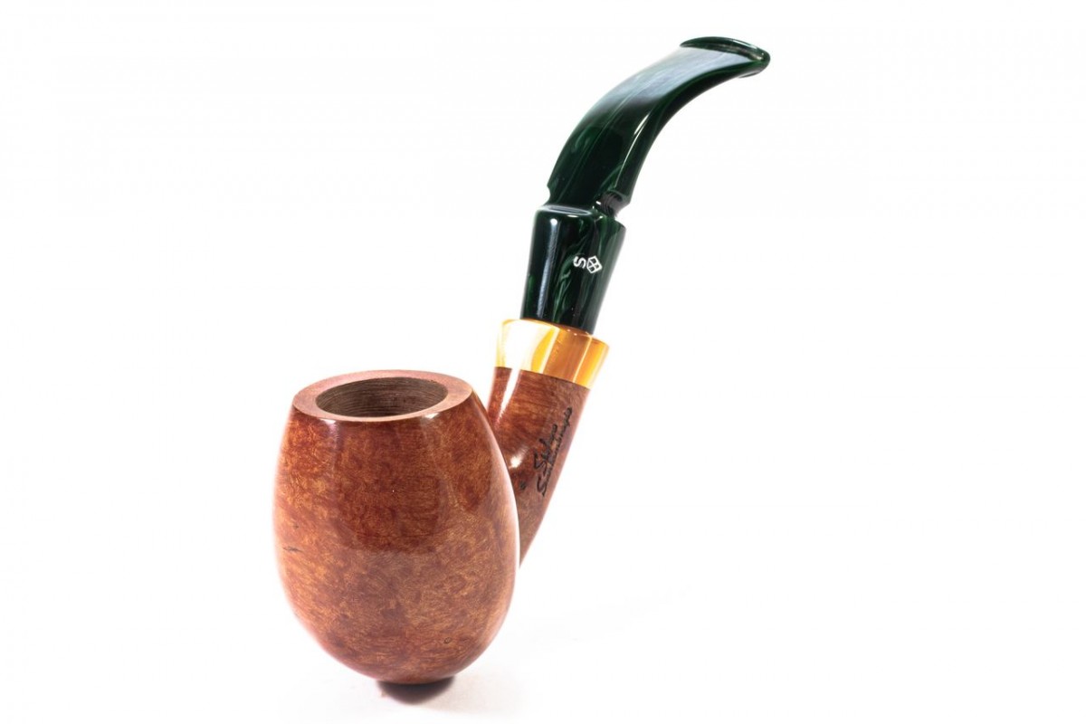 Pipe Santambrogio Smooth FP Medium Bent Egg Pipe Santambrogio Smooth FP Medium Bent Egg