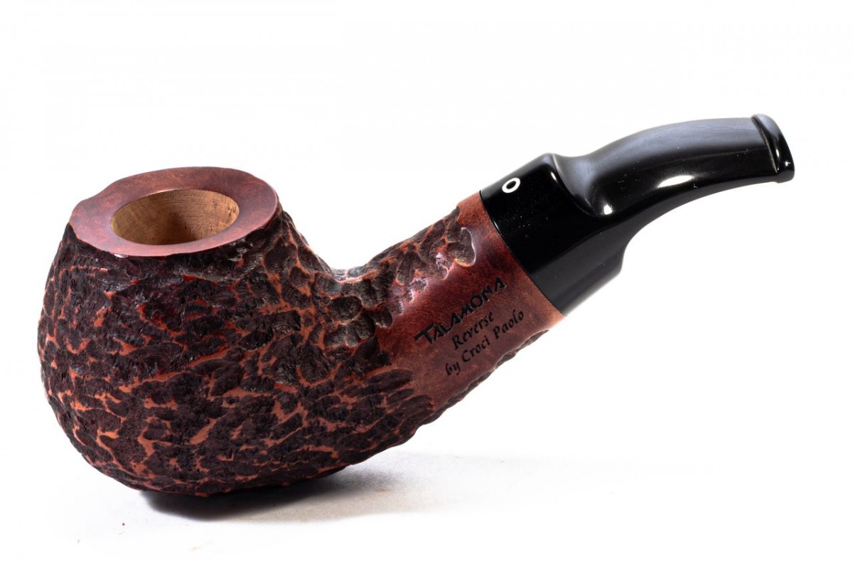 Pipa Talamona Calabash Reverse Rust. Bent Apple Pipa Talamona Calabash Reverse Rust. Bent Apple