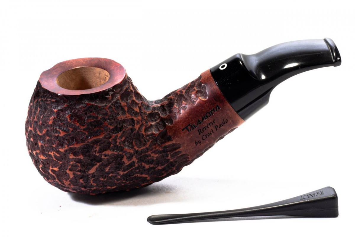 Pipa Talamona Calabash Reverse Rust. Bent Apple Pipa Talamona Calabash Reverse Rust. Bent Apple