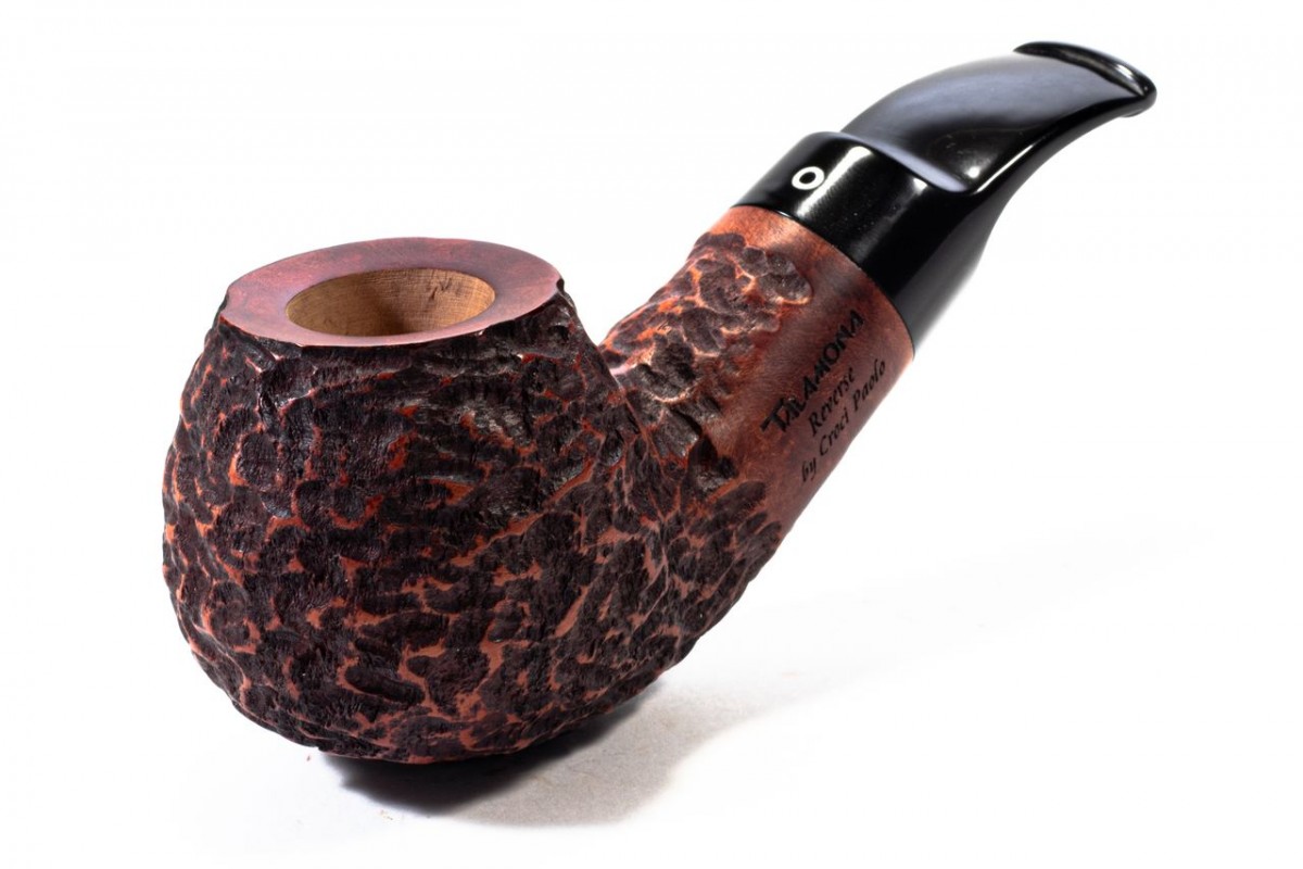 Pipa Talamona Calabash Reverse Rust. Bent Apple Pipa Talamona Calabash Reverse Rust. Bent Apple