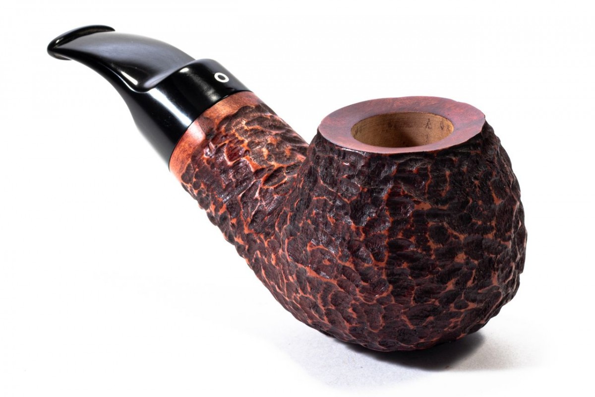 Pipa Talamona Calabash Reverse Rust. Bent Apple Pipa Talamona Calabash Reverse Rust. Bent Apple