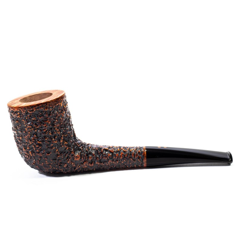 Pipa in Radica Radice Rind Rusticata Horn Pipa in Radica Radice Rind Rusticata Horn