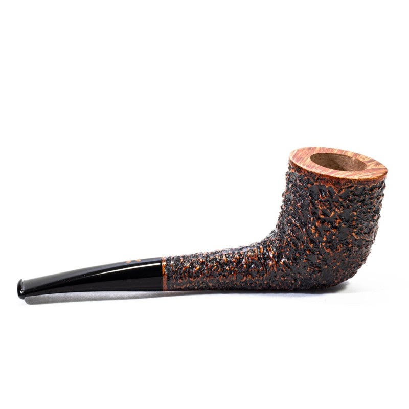 Pipa in Radica Radice Rind Rusticata Horn Pipa in Radica Radice Rind Rusticata Horn