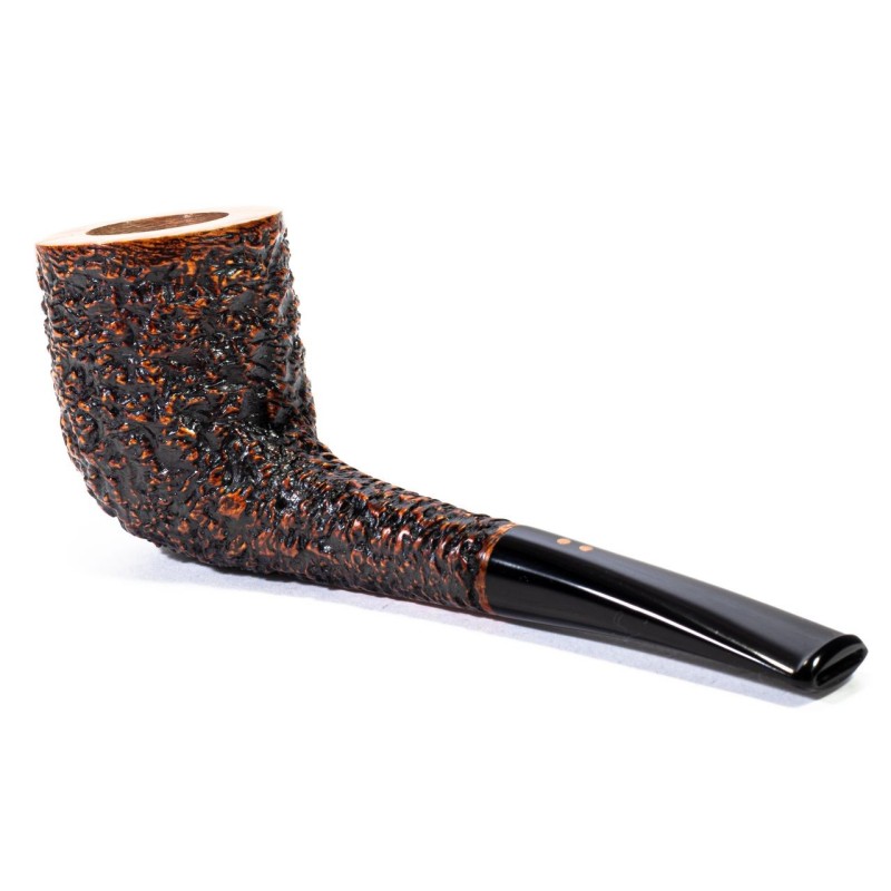 Pipa in Radica Radice Rind Rusticata Horn Pipa in Radica Radice Rind Rusticata Horn