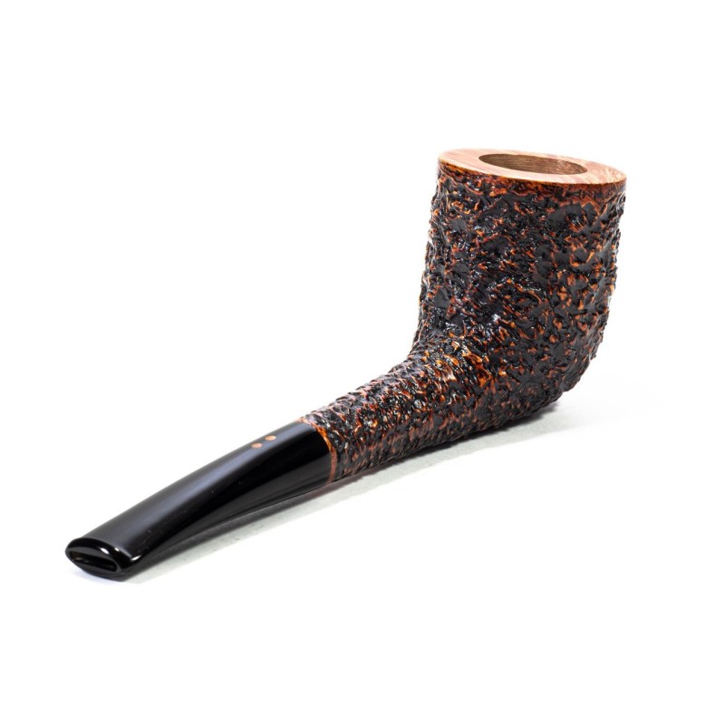 Pipa in Radica Radice Rind Rusticata Horn Pipa in Radica Radice Rind Rusticata Horn