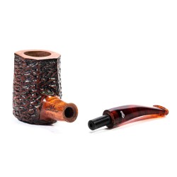 Briar Pipe Santambrogio Rusticated Poker