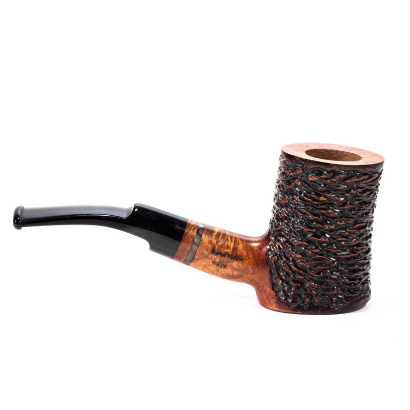 Pipa in Radica Santambrogio Rusticata Cherrywood Pipa in Radica Santambrogio Rusticata Cherrywood