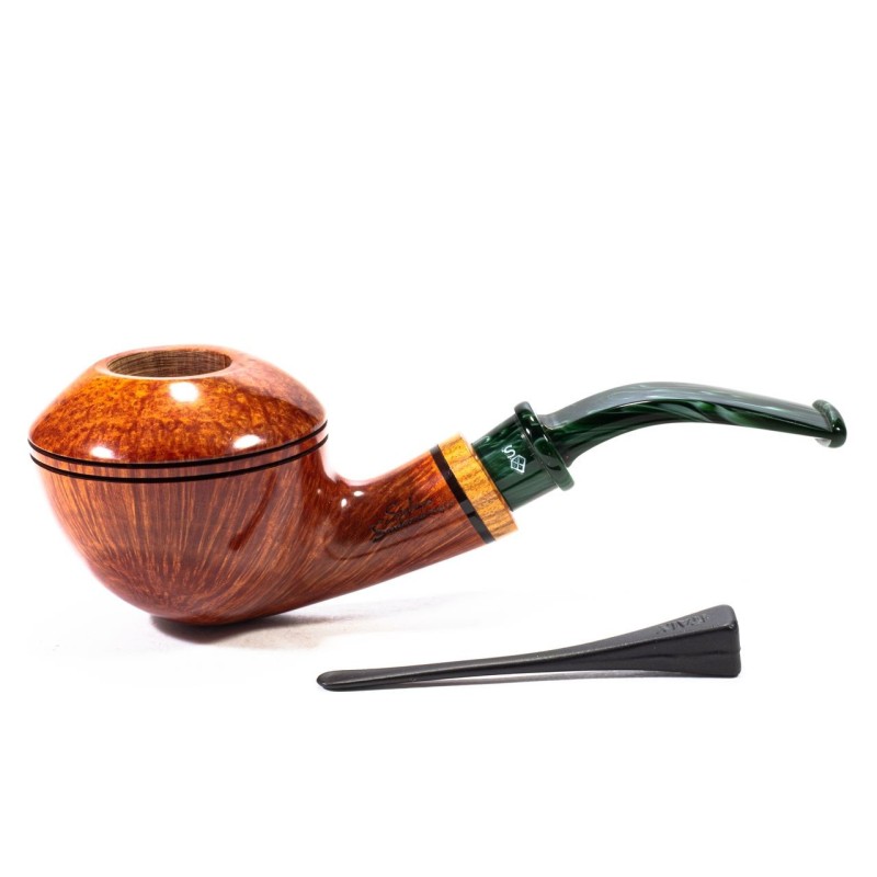 Pipa Santambrogio Liscia FP Grande Bent Rhodesian Pipa Santambrogio Liscia FP Grande Bent Rhodesian