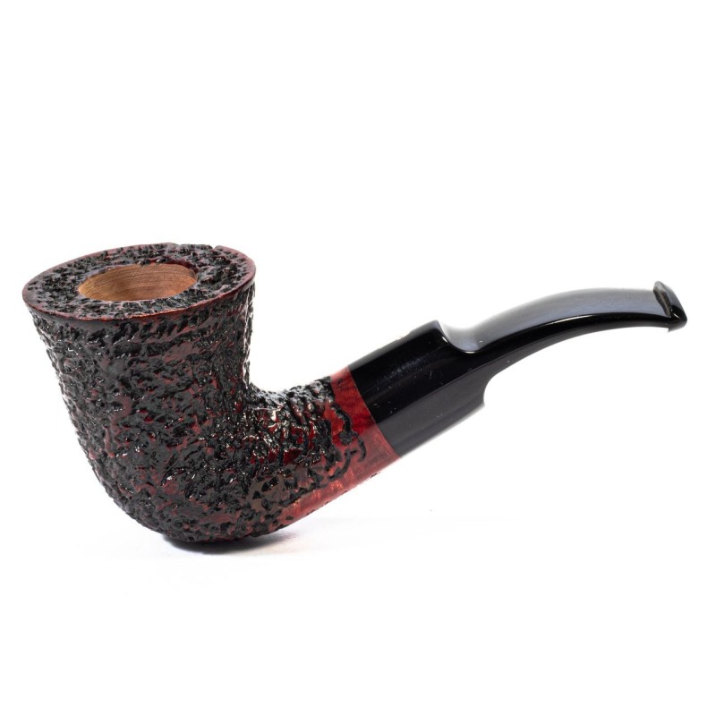 Pipa Mastro Geppetto Rusticata Bent Dublin Pipa Mastro Geppetto Rusticata Bent Dublin