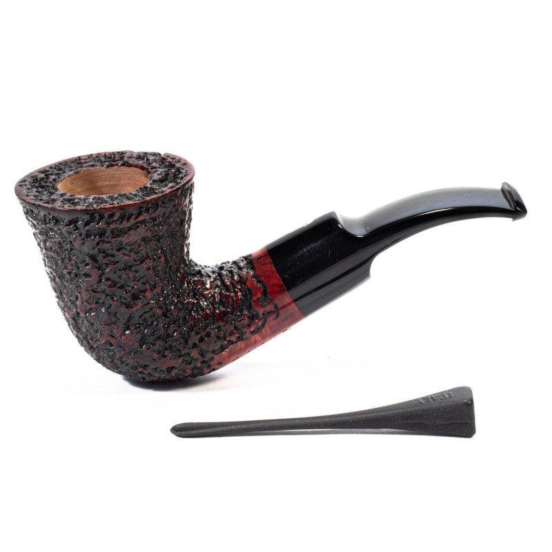 Pipa Mastro Geppetto Rusticata Bent Dublin Pipa Mastro Geppetto Rusticata Bent Dublin