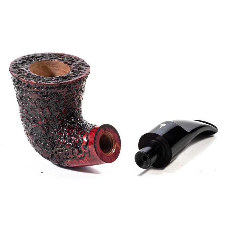 Pipa Mastro Geppetto Rusticata Bent Dublin Pipa Mastro Geppetto Rusticata Bent Dublin