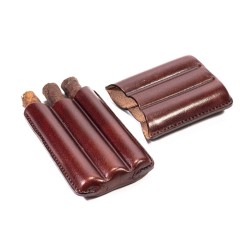 Cigar Case Lubinski for 3 XXL Toscano Cigars