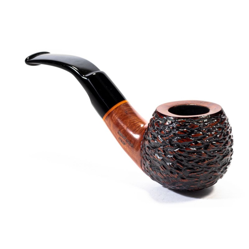 Pipa Santambrogio Rusticata Bent Apple Pipa Santambrogio Rusticata Bent Apple