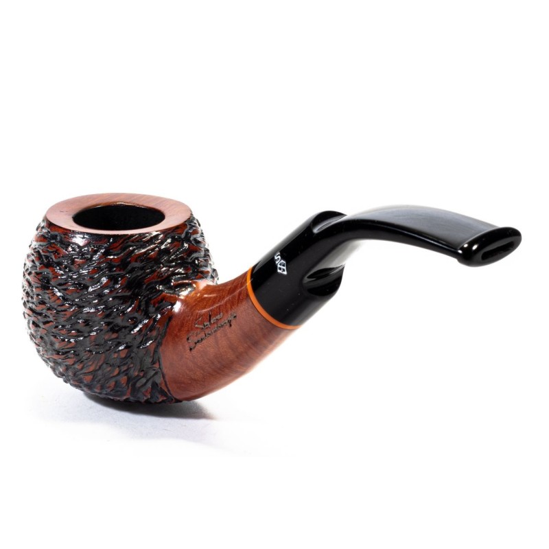 Pipa Santambrogio Rusticata Bent Apple Pipa Santambrogio Rusticata Bent Apple