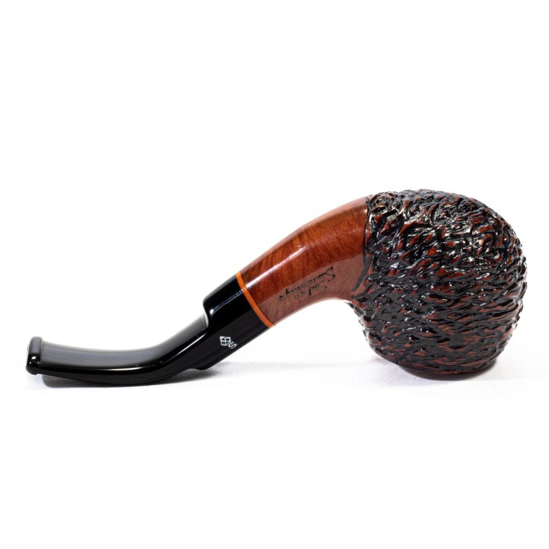 Pipa Santambrogio Rusticata Bent Apple Pipa Santambrogio Rusticata Bent Apple