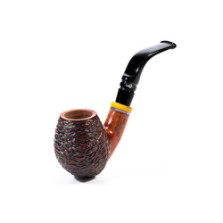 Pipa in Radica Santambrogio Rusticata Full Bent