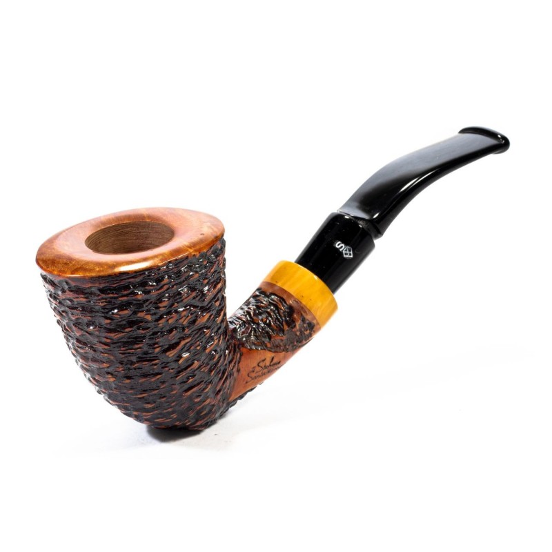 Pipa Santambrogio Rusticata Bent Dublin Pipa Santambrogio Rusticata Bent Dublin