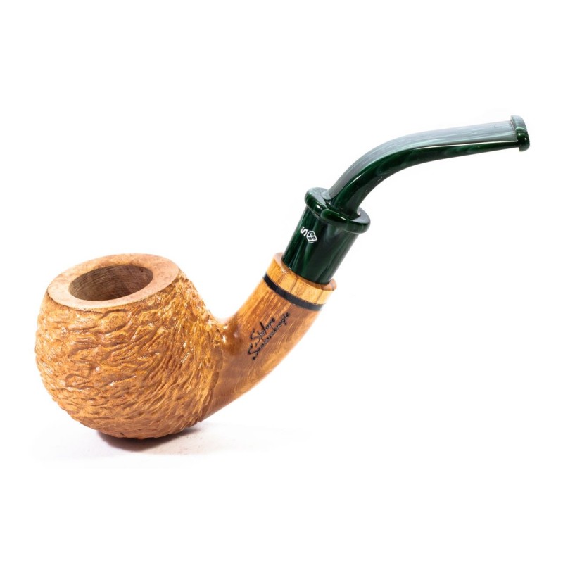 Pipa in Radica Santambrogio Rusticata Apple Pipa in Radica Santambrogio Rusticata Apple
