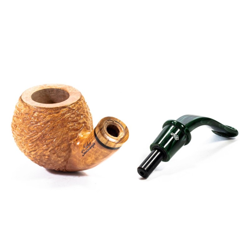 Briar Pipe Santambrogio Rusticated Apple Briar Pipe Santambrogio Rusticated Apple