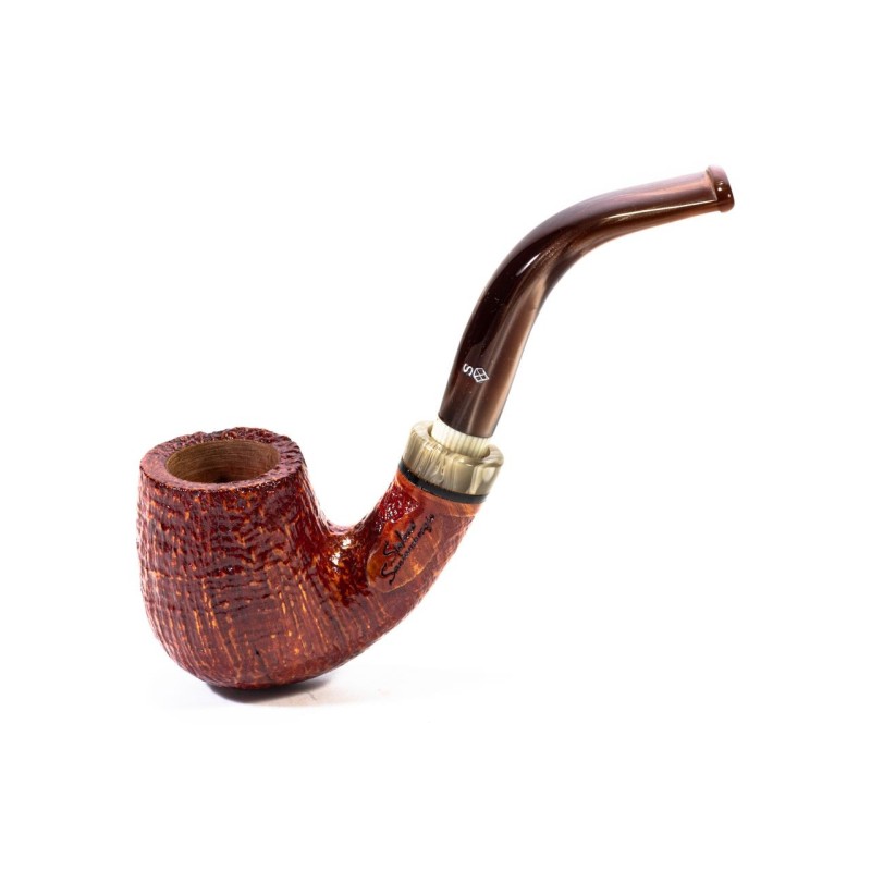 Pipa in Radica Santambrogio Sabbiata Bent Billiard Pipa in Radica Santambrogio Sabbiata Bent Billiard