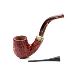 Pipa in Radica Santambrogio Sabbiata Bent Billiard
