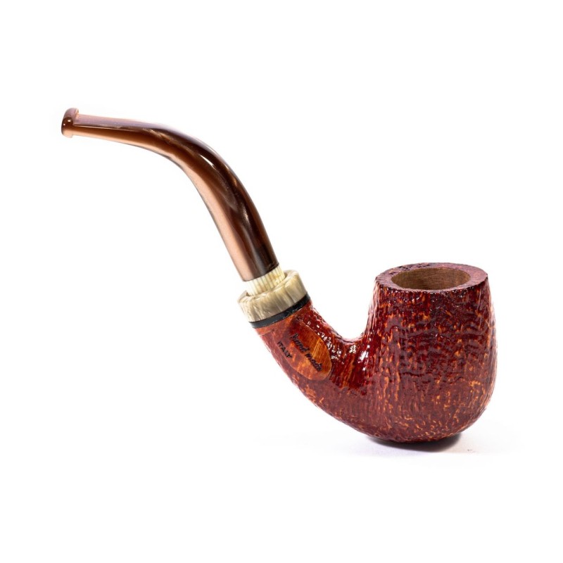 Pipa in Radica Santambrogio Sabbiata Bent Billiard Pipa in Radica Santambrogio Sabbiata Bent Billiard