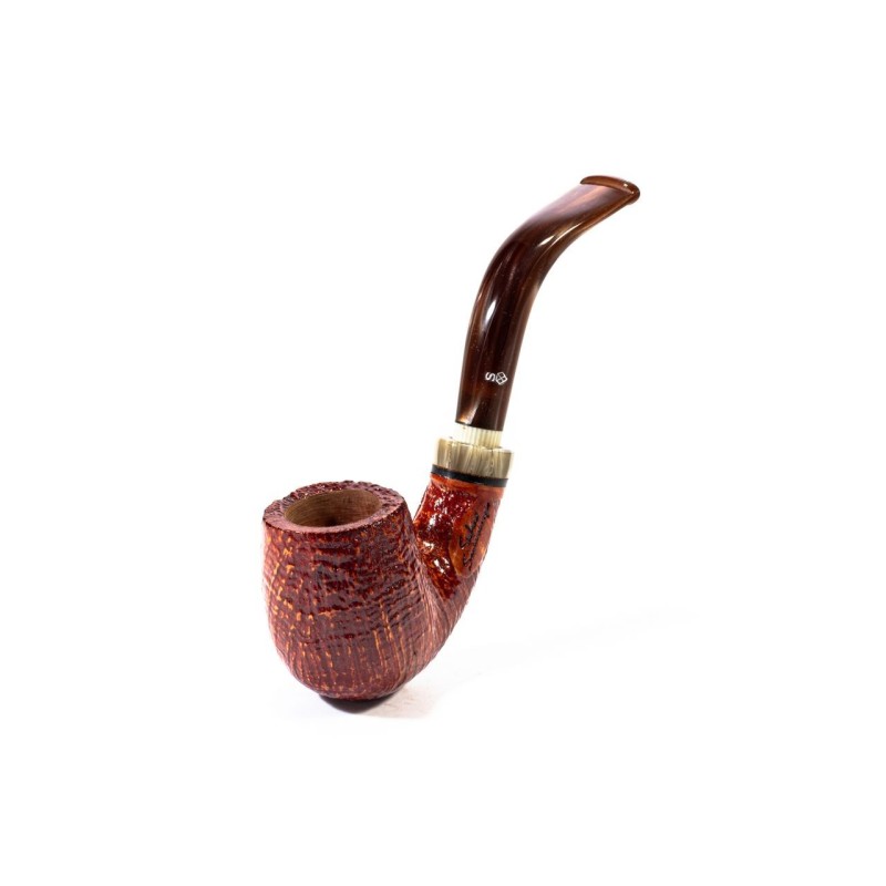 Pipa in Radica Santambrogio Sabbiata Bent Billiard Pipa in Radica Santambrogio Sabbiata Bent Billiard