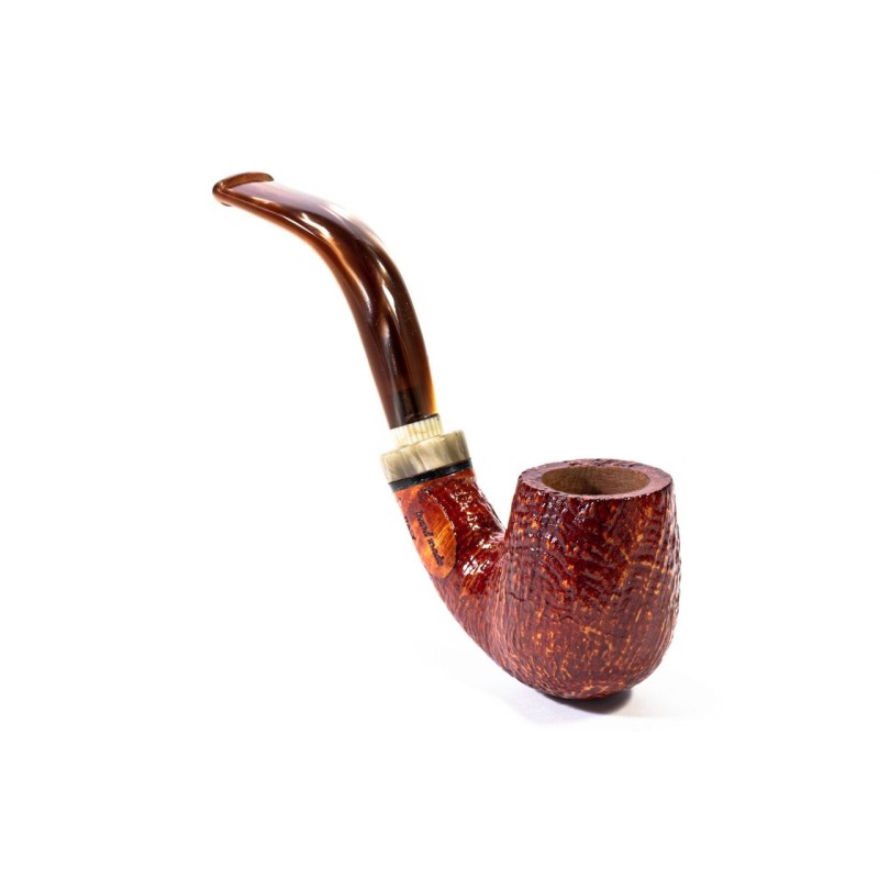 Pipa in Radica Santambrogio Sabbiata Bent Billiard Pipa in Radica Santambrogio Sabbiata Bent Billiard