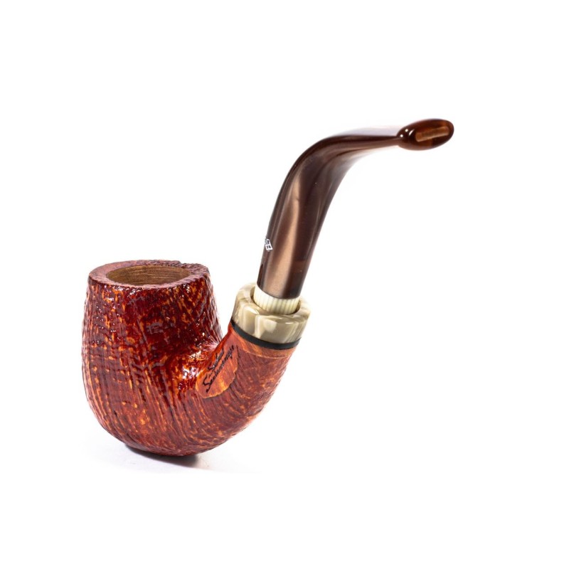 Pipa in Radica Santambrogio Sabbiata Bent Billiard Pipa in Radica Santambrogio Sabbiata Bent Billiard