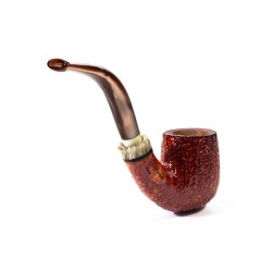 Pipa in Radica Santambrogio Sabbiata Bent Billiard