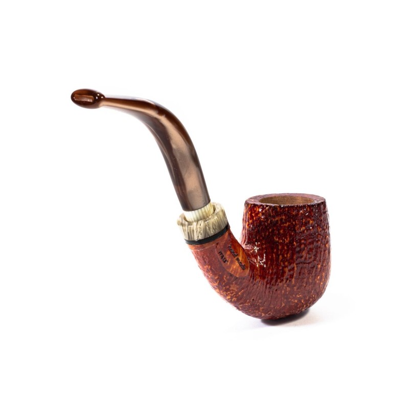 Pipa in Radica Santambrogio Sabbiata Bent Billiard Pipa in Radica Santambrogio Sabbiata Bent Billiard