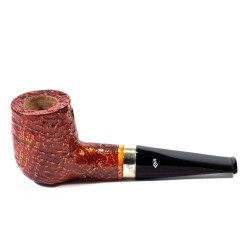 Briar Pipe Santambrogio Sandblasted Billiard