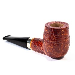 Briar Pipe Santambrogio Sandblasted Billiard
