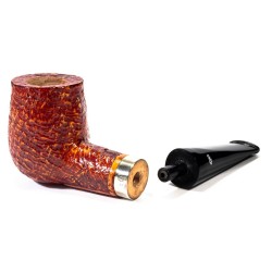 Briar Pipe Santambrogio Sandblasted Billiard