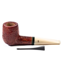 Briar Pipe Santambrogio Sandblasted Billiard