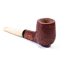 Briar Pipe Santambrogio Sandblasted Billiard