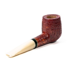 Briar Pipe Santambrogio Sandblasted Billiard