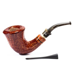 Briar Pipe Santambrogio Sandblasted Calabash