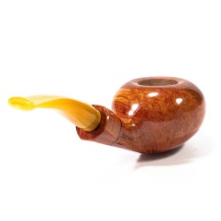 Briar Pipe Santambrogio Smooth FP Big Bent Tomato